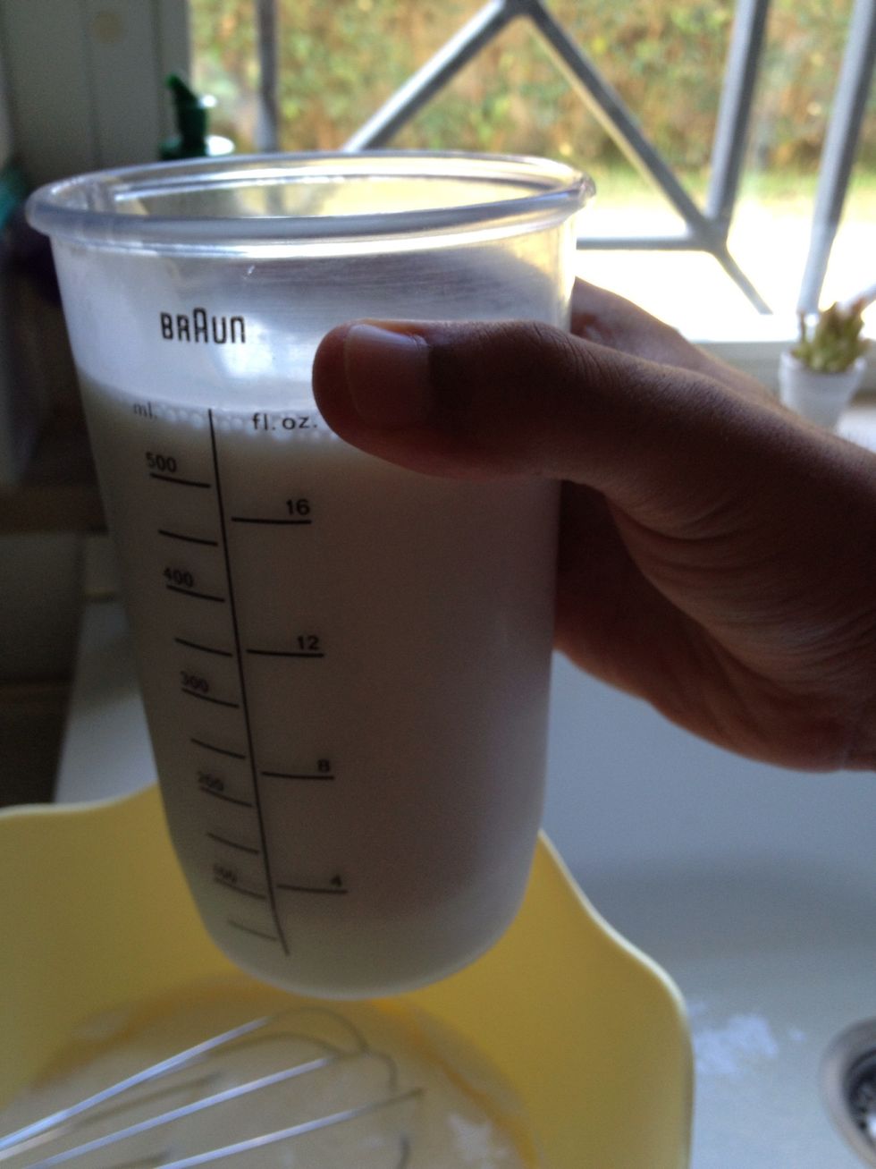 Add the milk