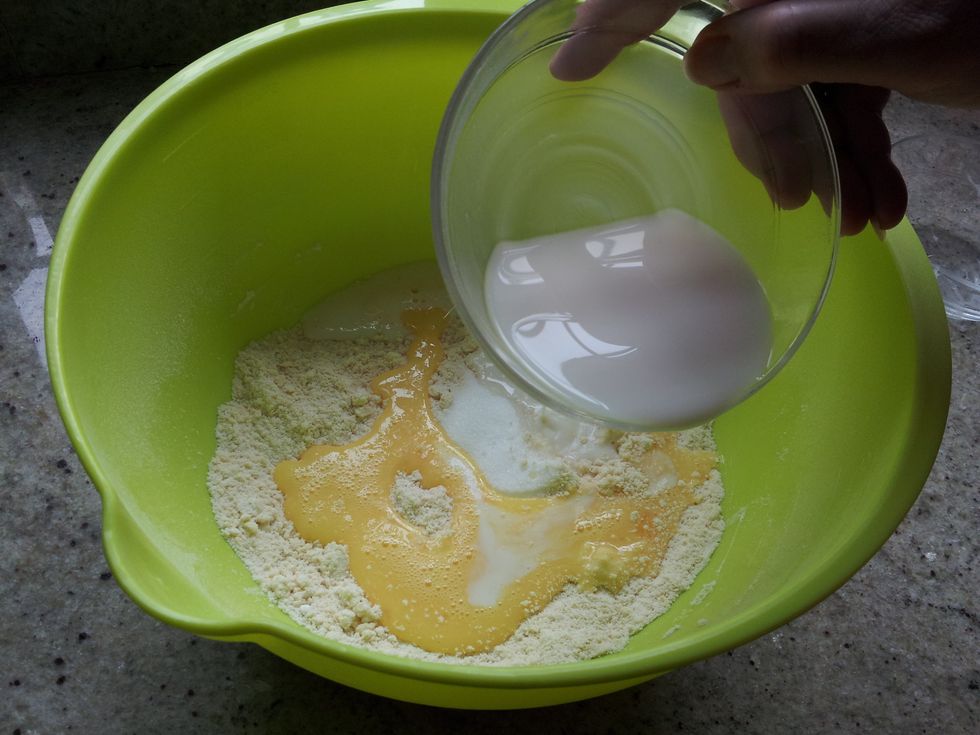 Add the milk