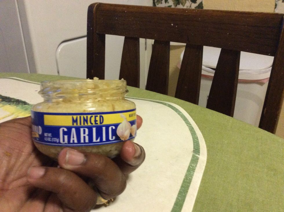 Add the minced garlic