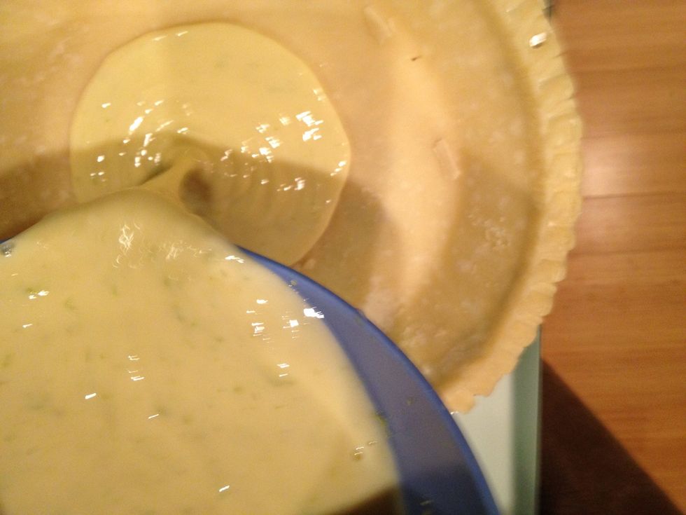 Add the mix to the pie crust