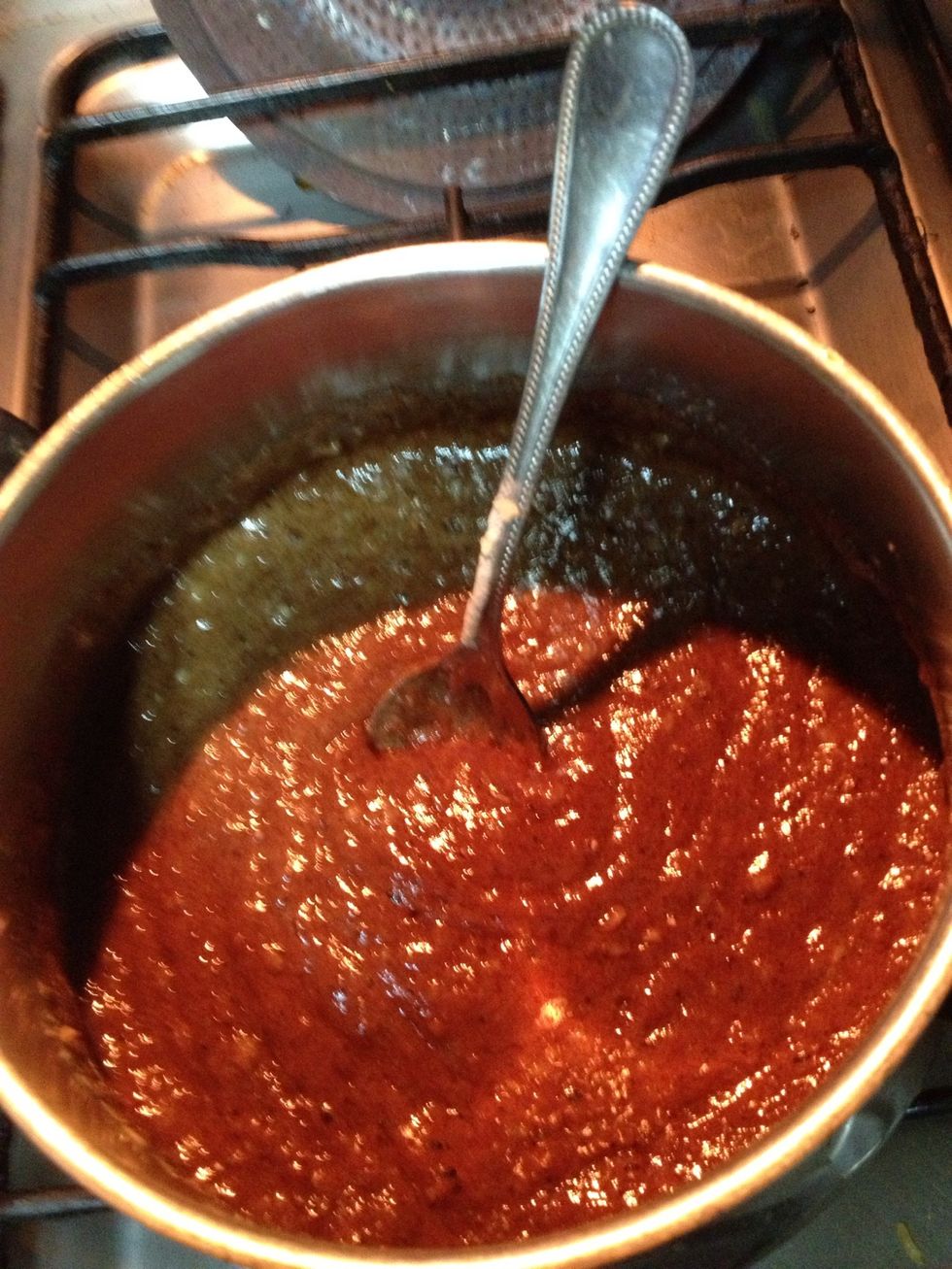 Add the mixture to the oat after cooling then add the egg mixture