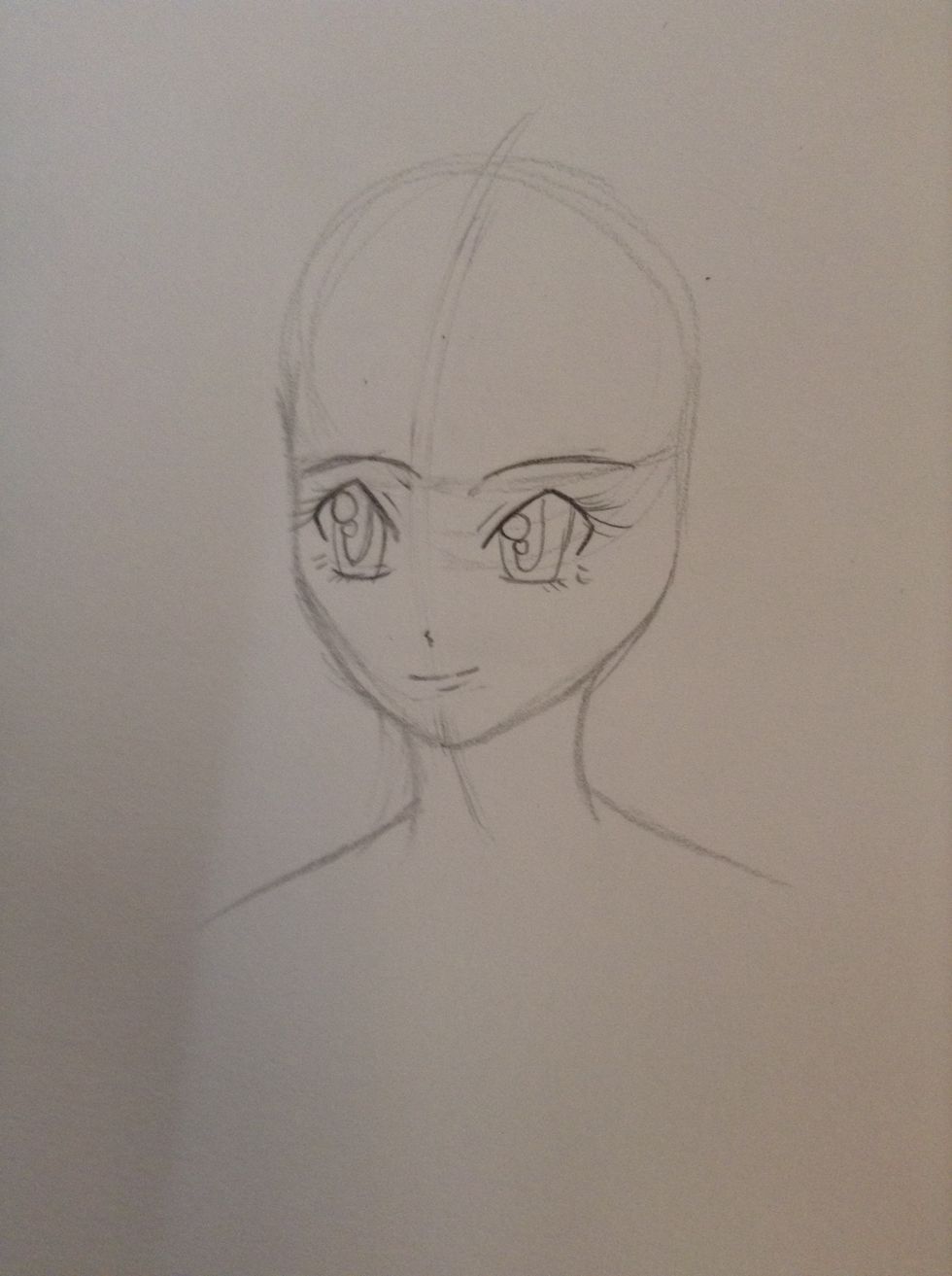 Add the mouth and nose. You can do these however you please!