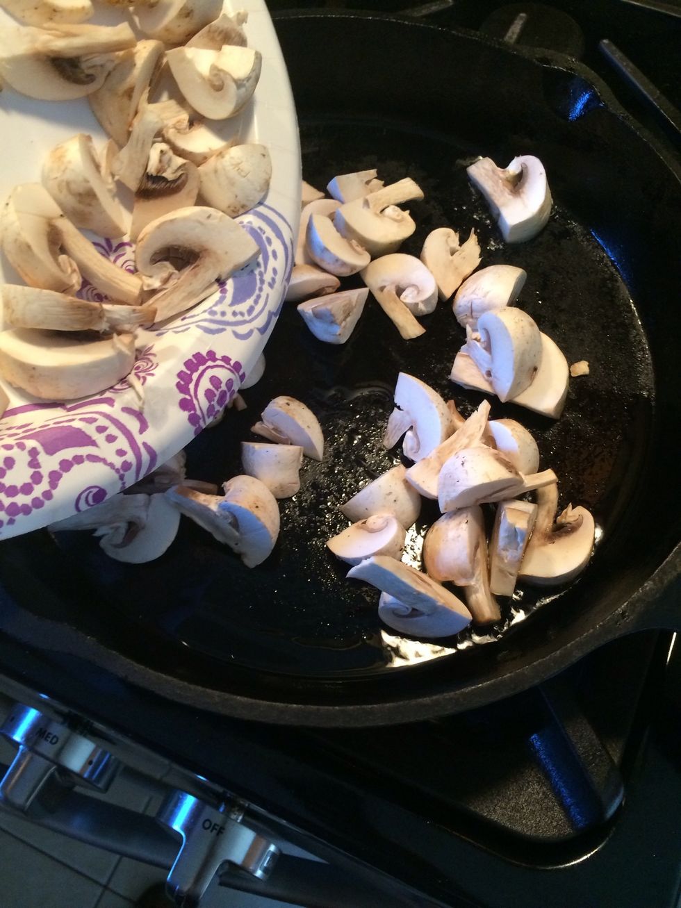 Add the mushrooms