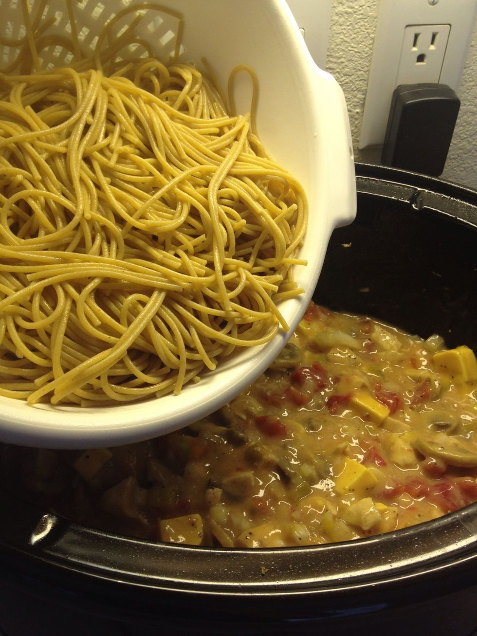 Add the noodles!