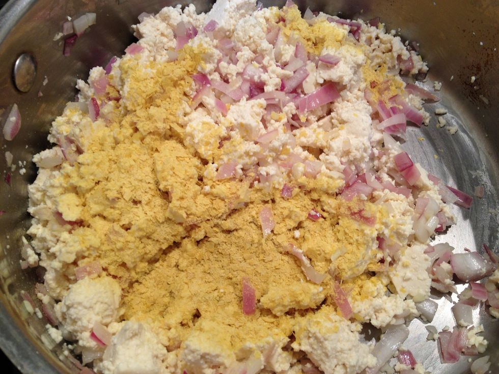 Add the nutritional yeast.