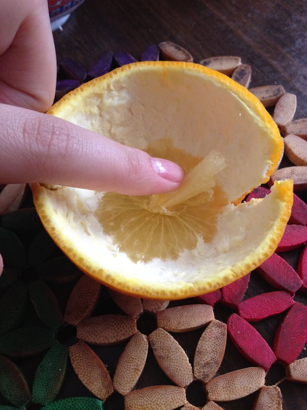 Add the oil. Make sure you drench the stem part with oil.