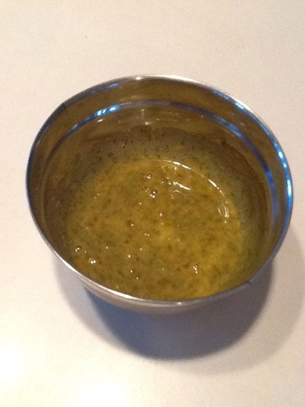 Add the orange zest and dill weed.