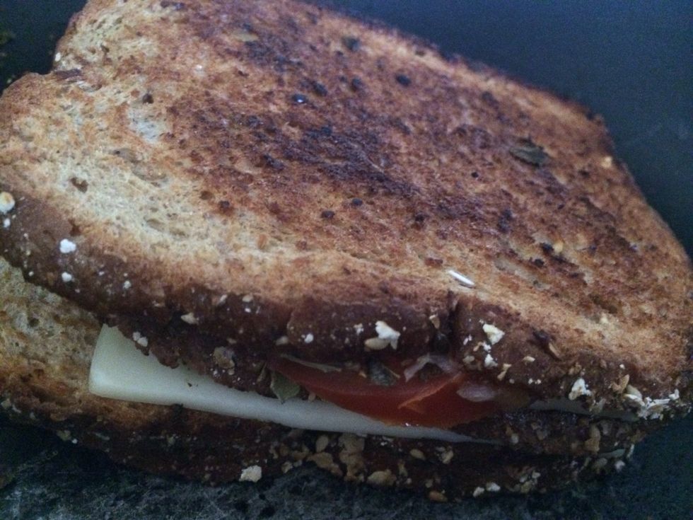 Add the other half on top