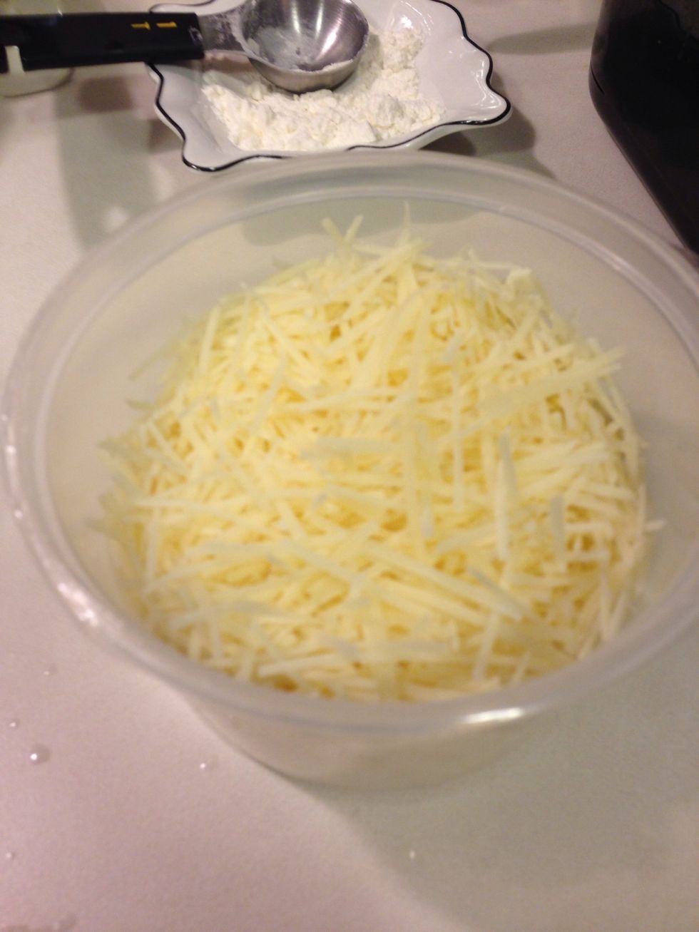 Add the parmesan cheese in and stir