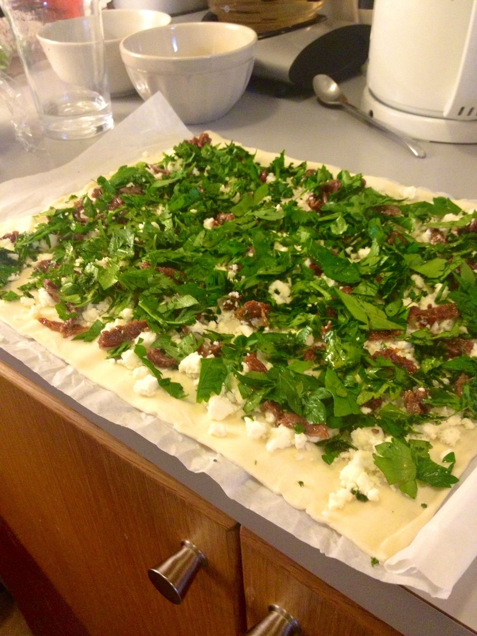 Add the parsley.