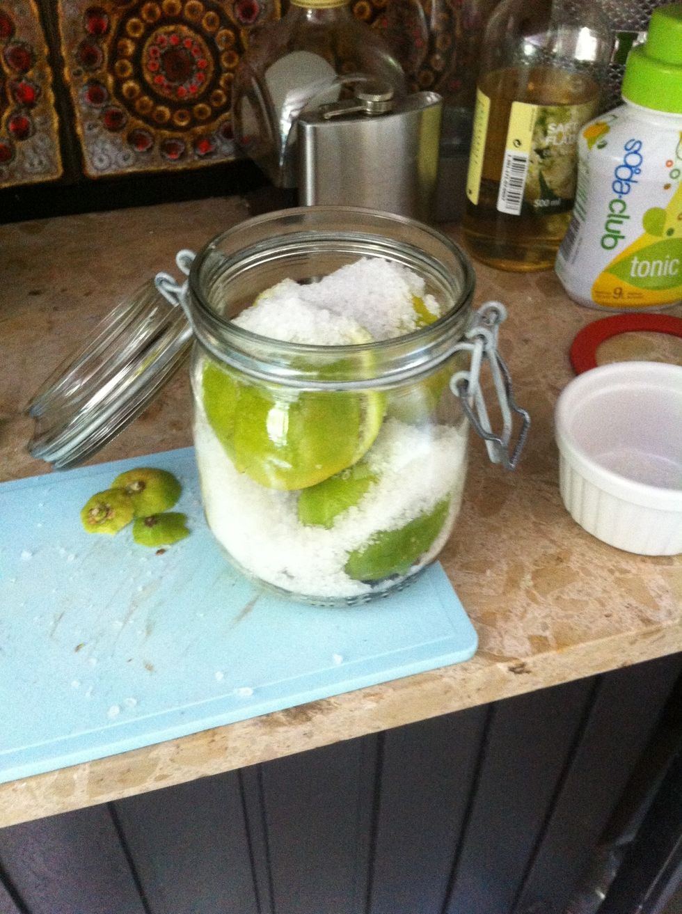 Add the remaining salt.