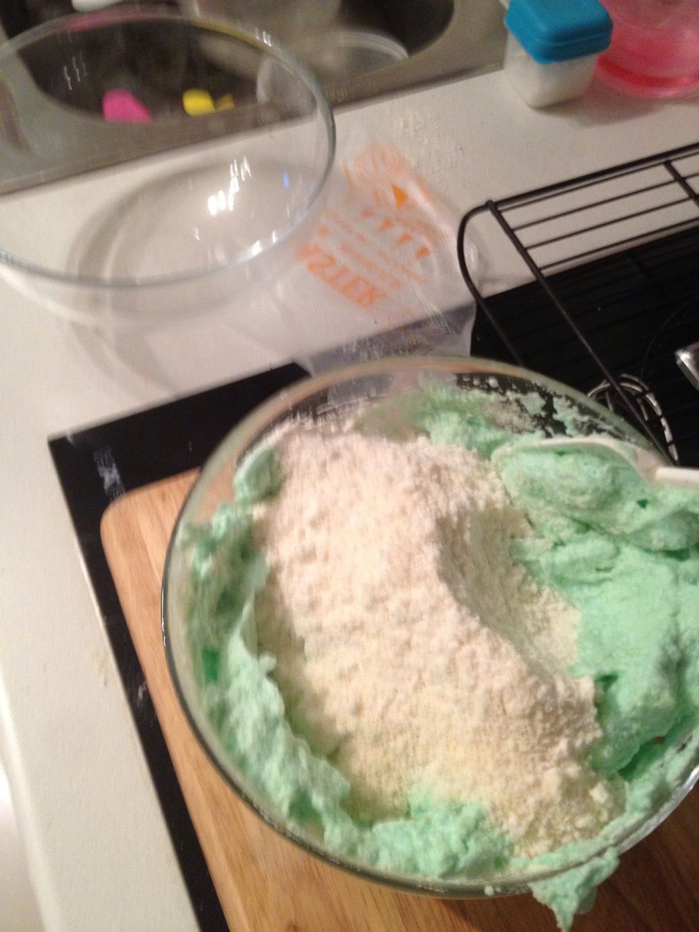 Add the rest and fold