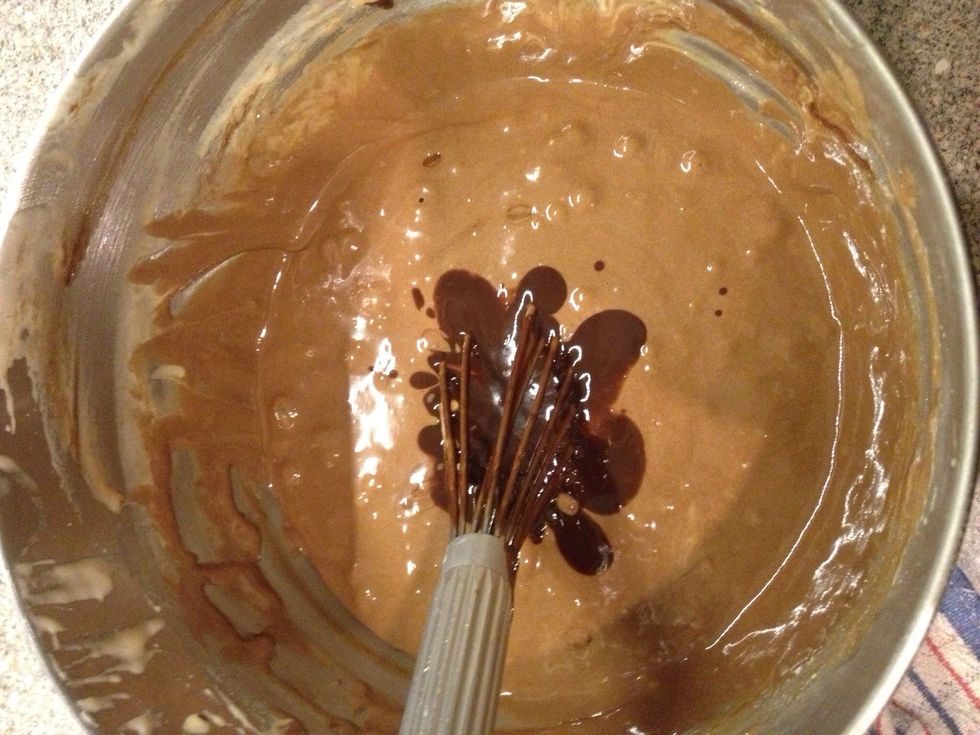 Add the rest of the chocolate
