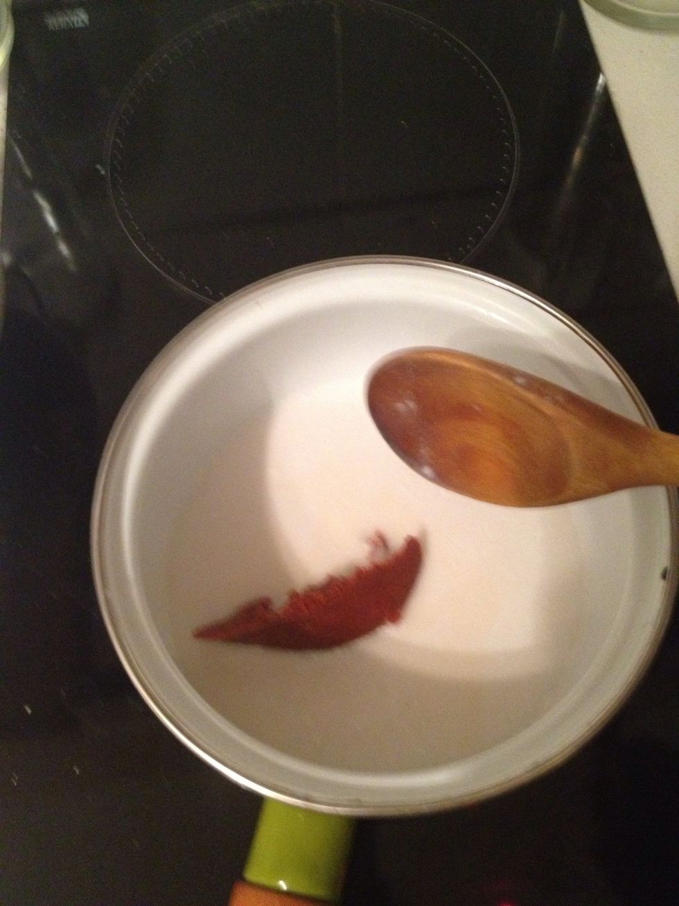 Add the rest of the curry paste