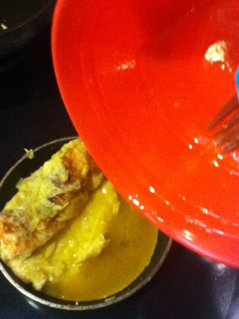 Add the rest of the eggs