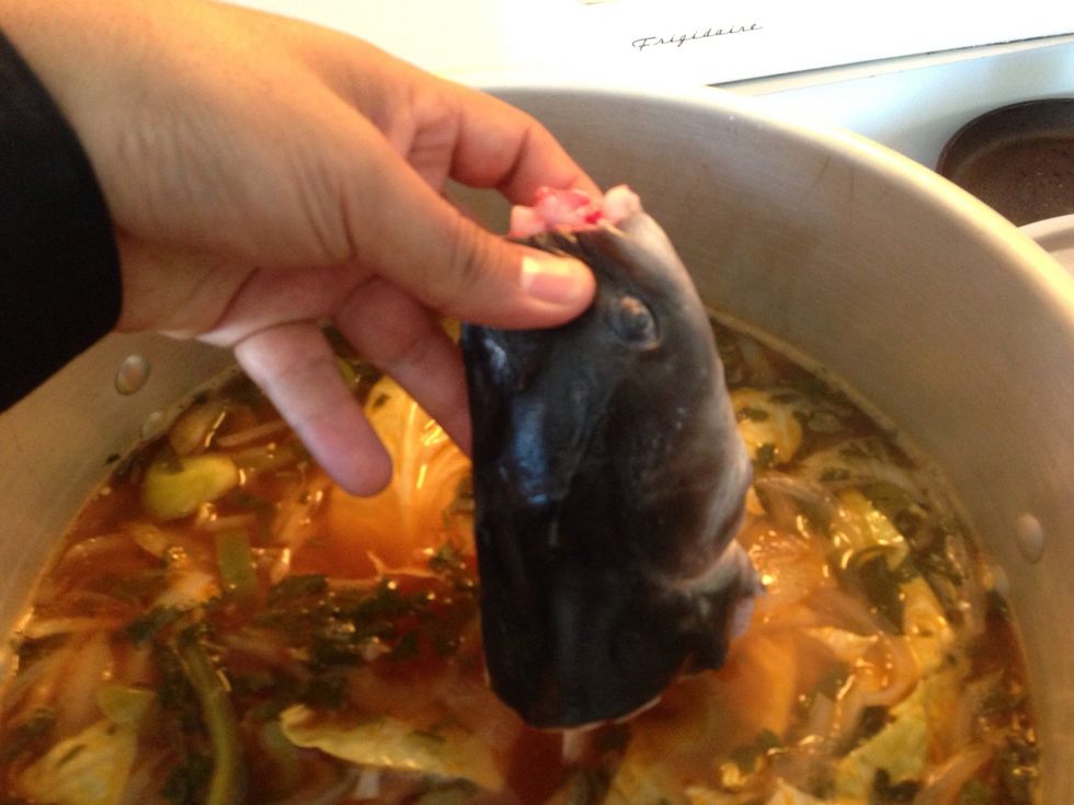 Add the rest of the fish......
