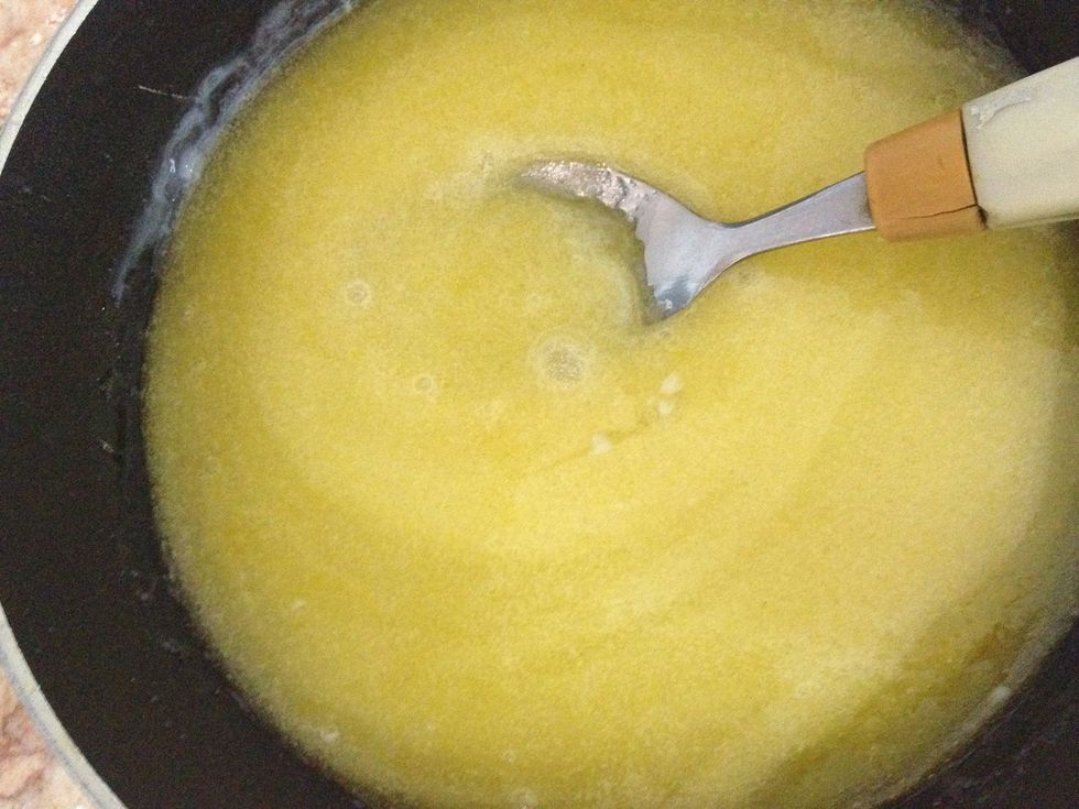 Add the rest of the ingredients except the powdered milk. Mix