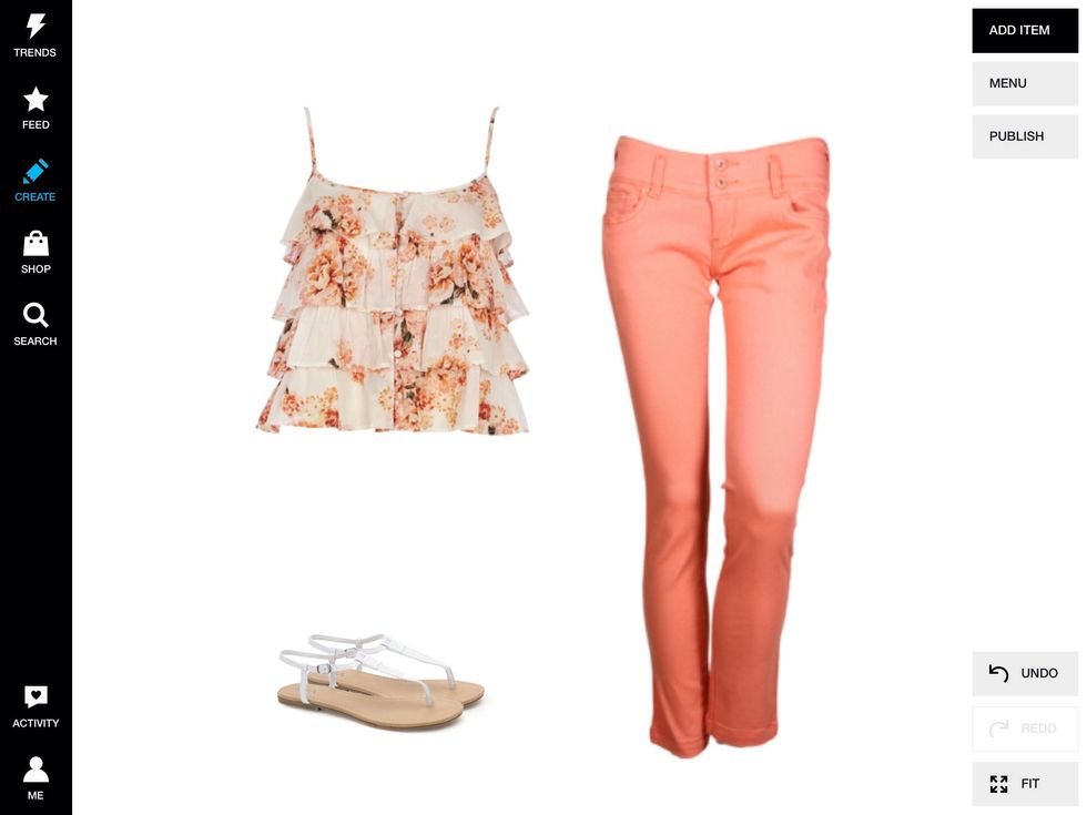 Add the rest of your items then click on Publish