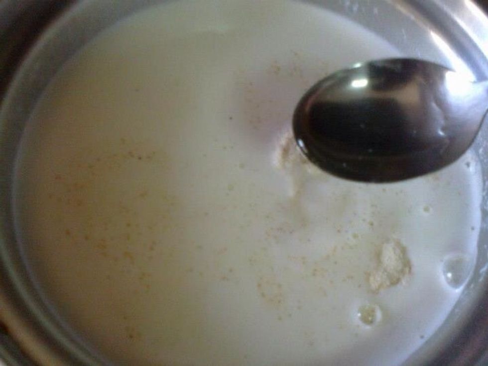 Add the rose water