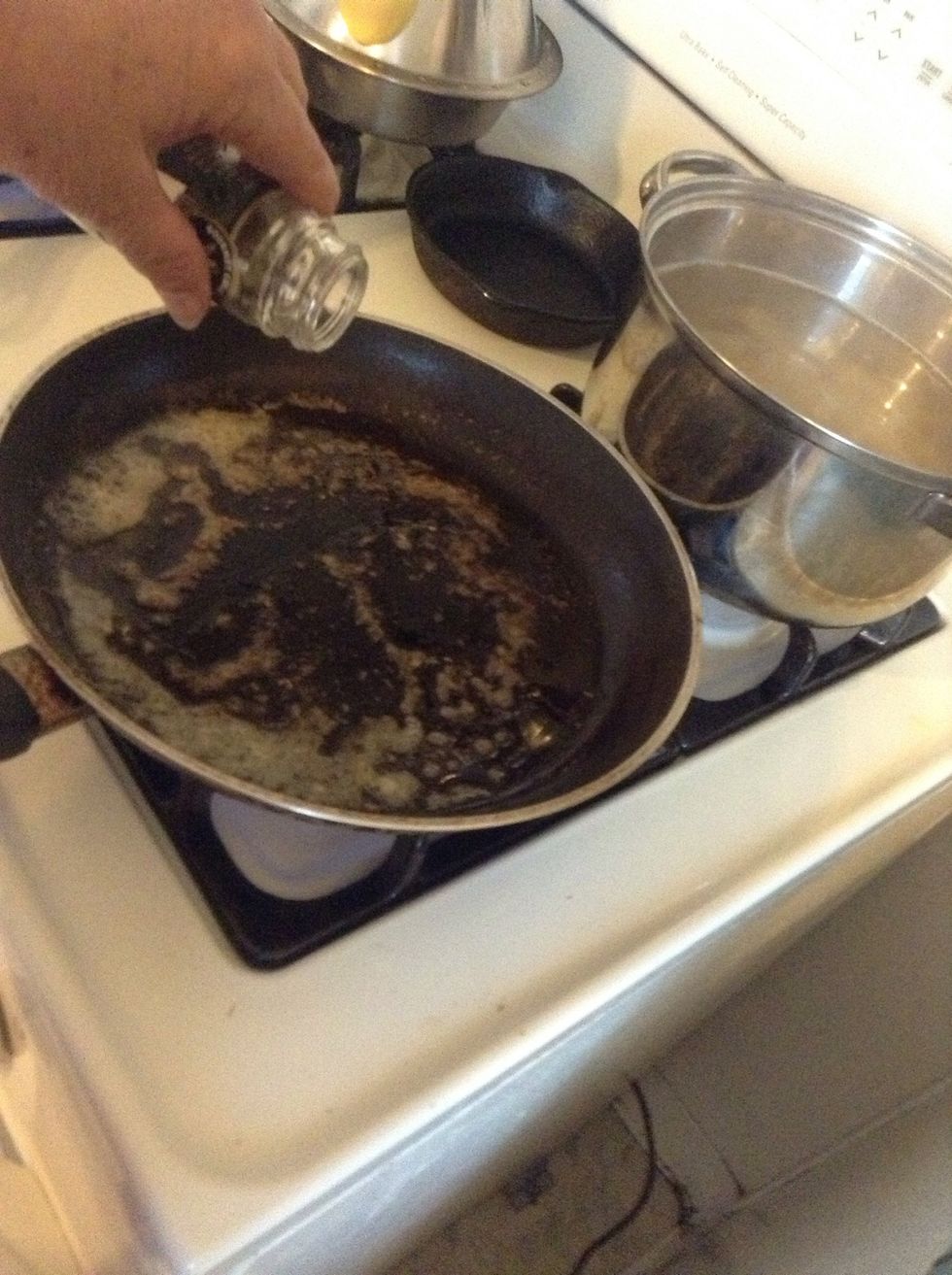 Add the sage and stir that into the butter.