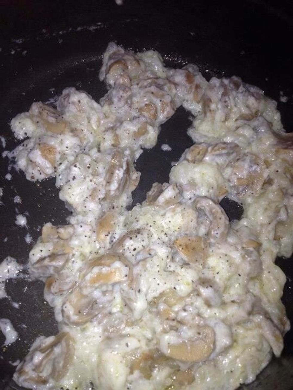 Add the salt,pepper and stir it for 2 minutes