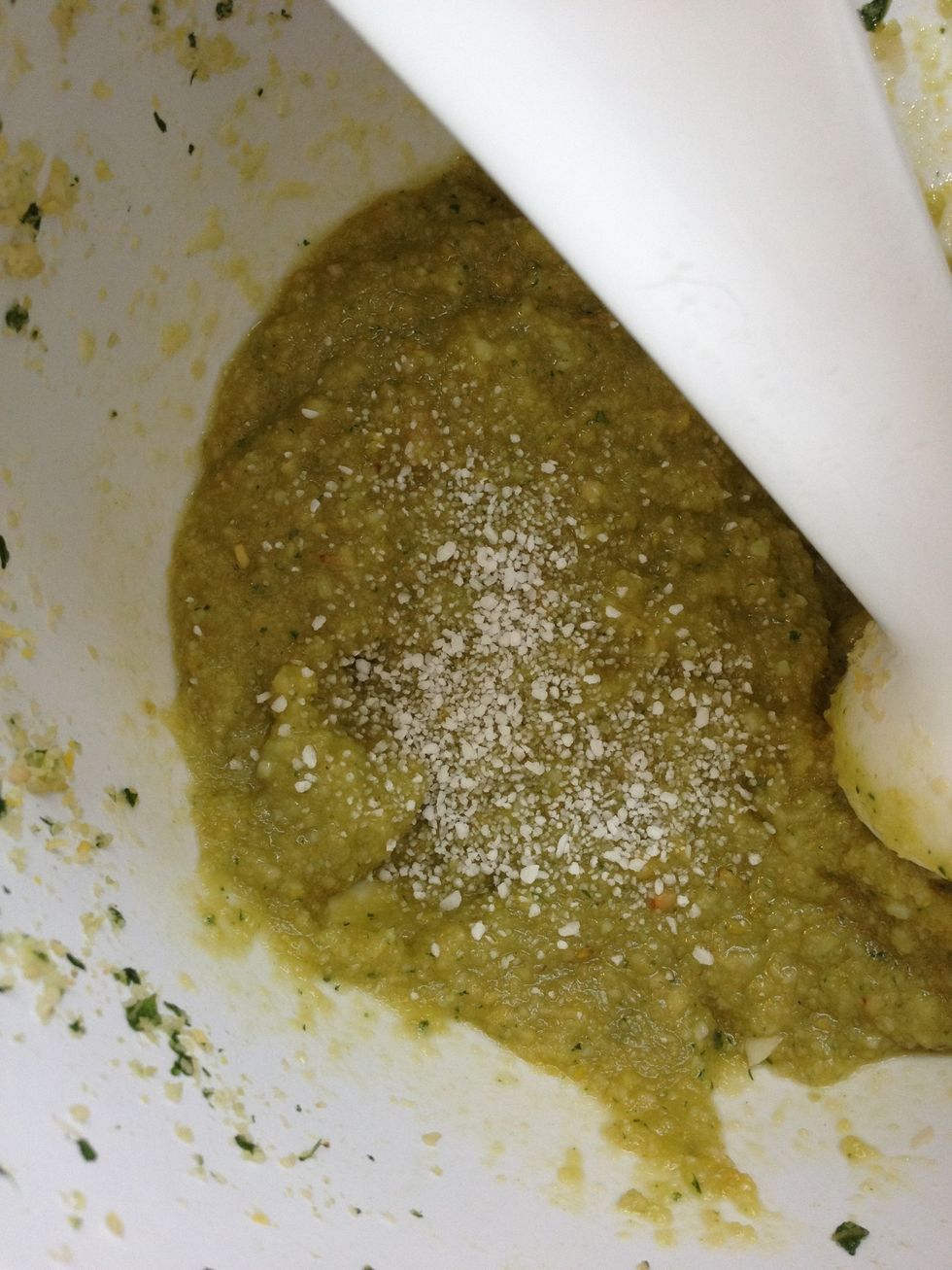 Add the salt, you have to use this much or more