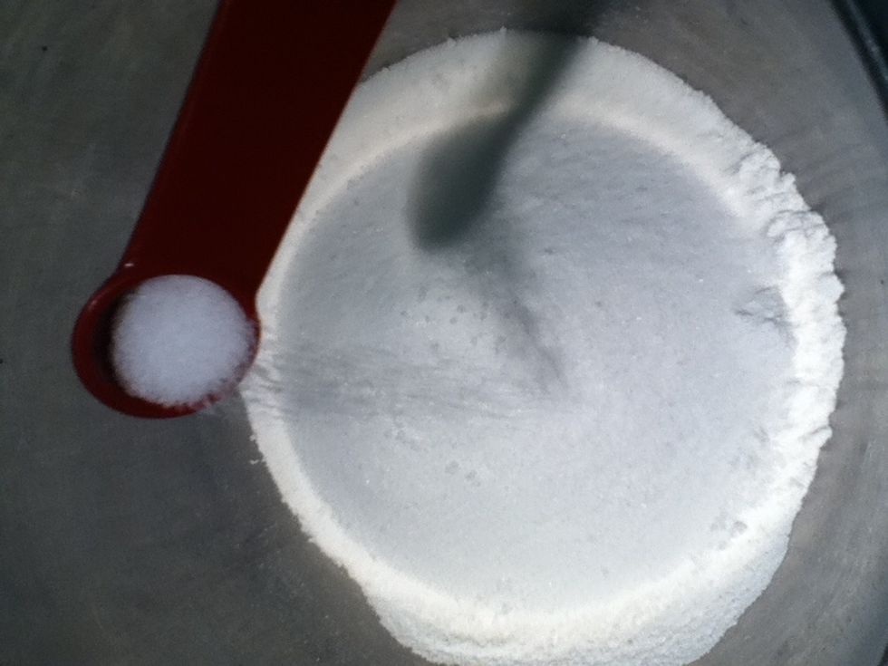 Add the salt.