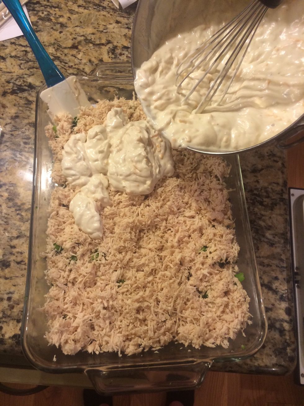 Add the sauce you just made to the dish