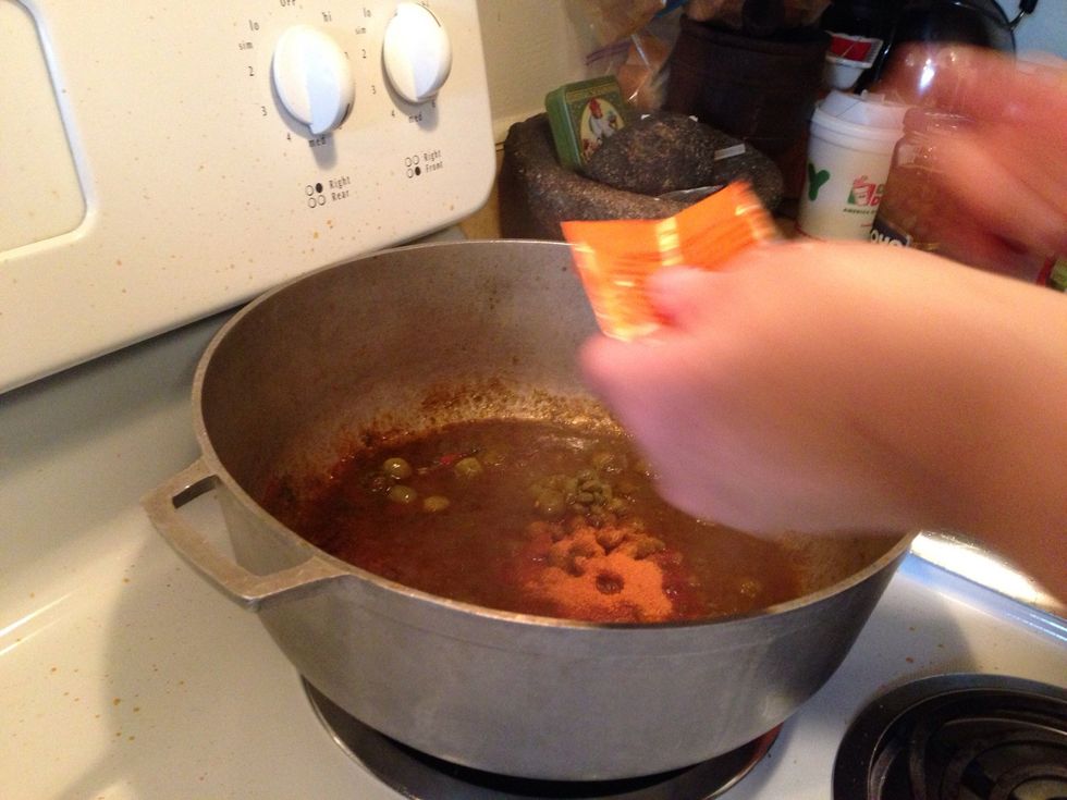 Add the seasoning packets