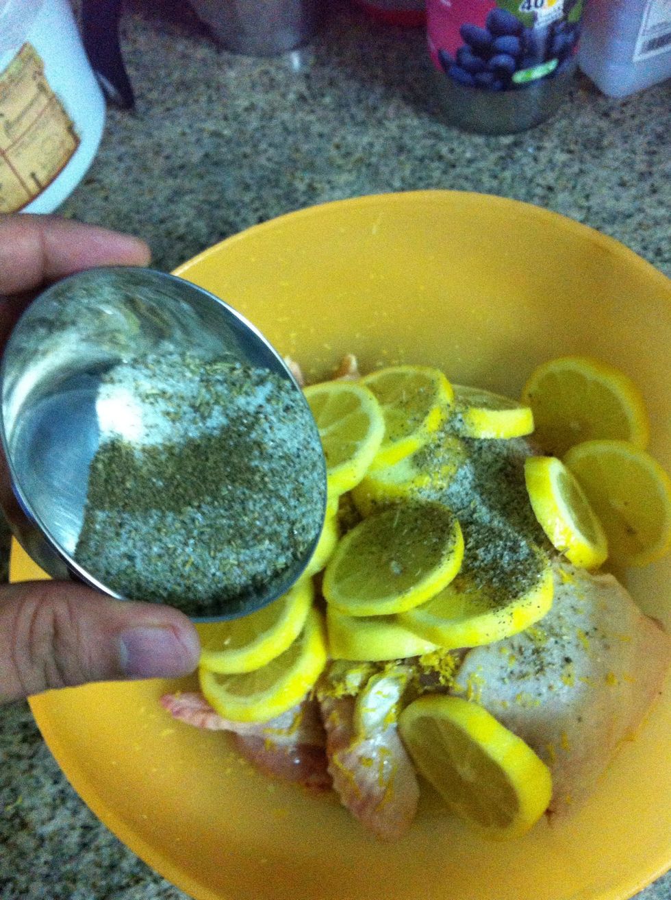 Add the seasonings