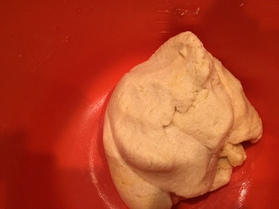 Add the semolina balls to the hot soup. Simmer for about 45 min.