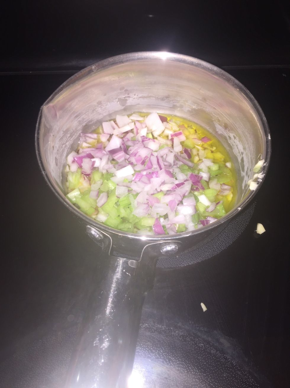 Add the shallots, garlic, and celery