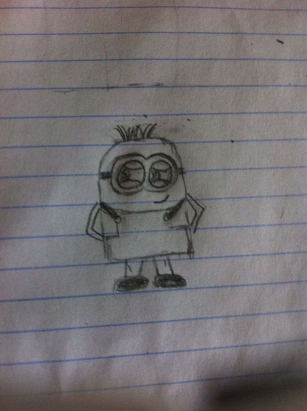 Add the shoes and the hair