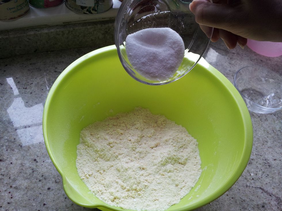 Add the sugar