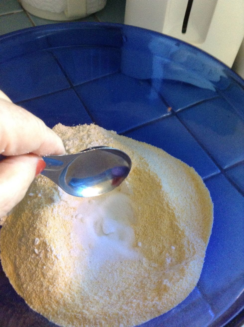 Add the sugar. . .