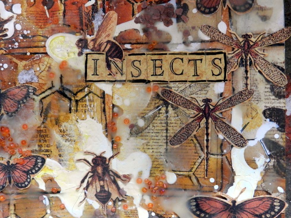 Add the title using stickers from G45 Botanicabella Deluxor Collector\u2019s Edition.