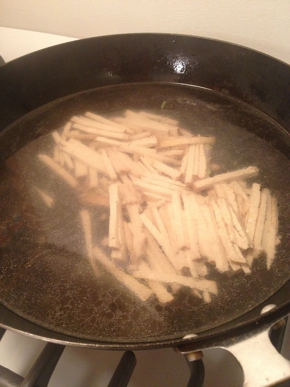 Add the Tofu for about 30sec