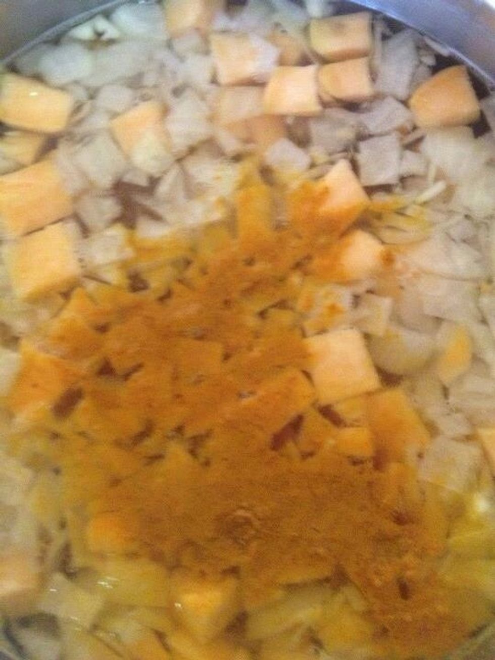 Add the turmeric