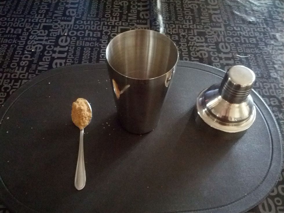 Add the two teaspoons of sugar. You can use white or brown sugar, depends on what you have on hand or what you prefer. For every extra cup put 1/2 to a whole teaspoon of extra sugar.