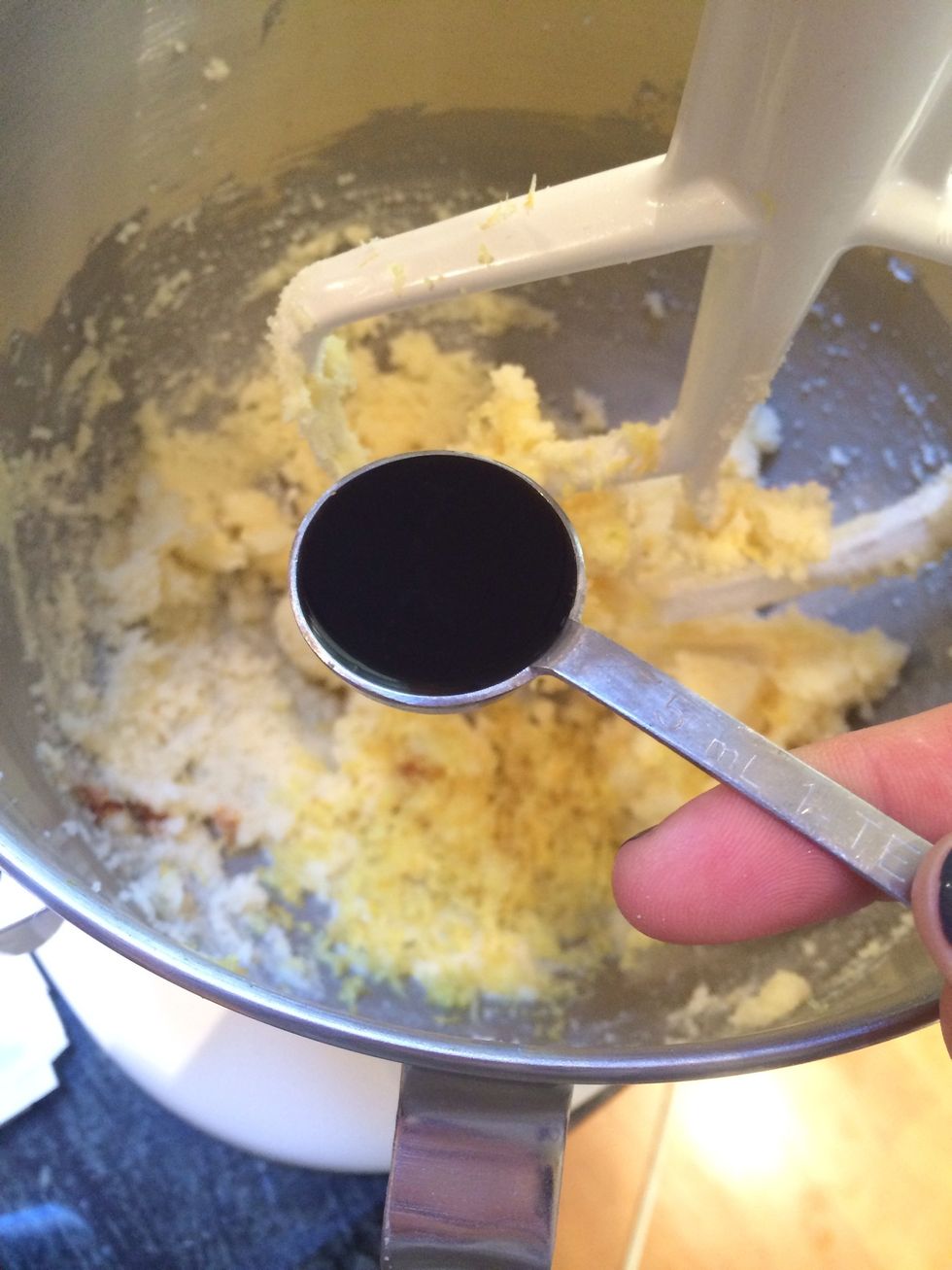 Add the vanilla extract.