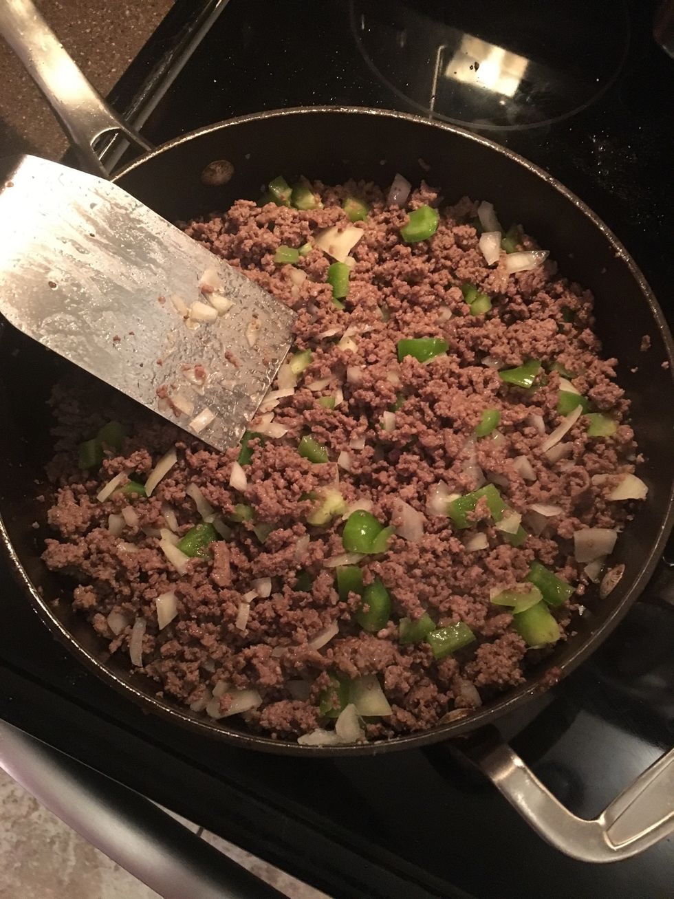 Add the vegetables to saut\u00e9.