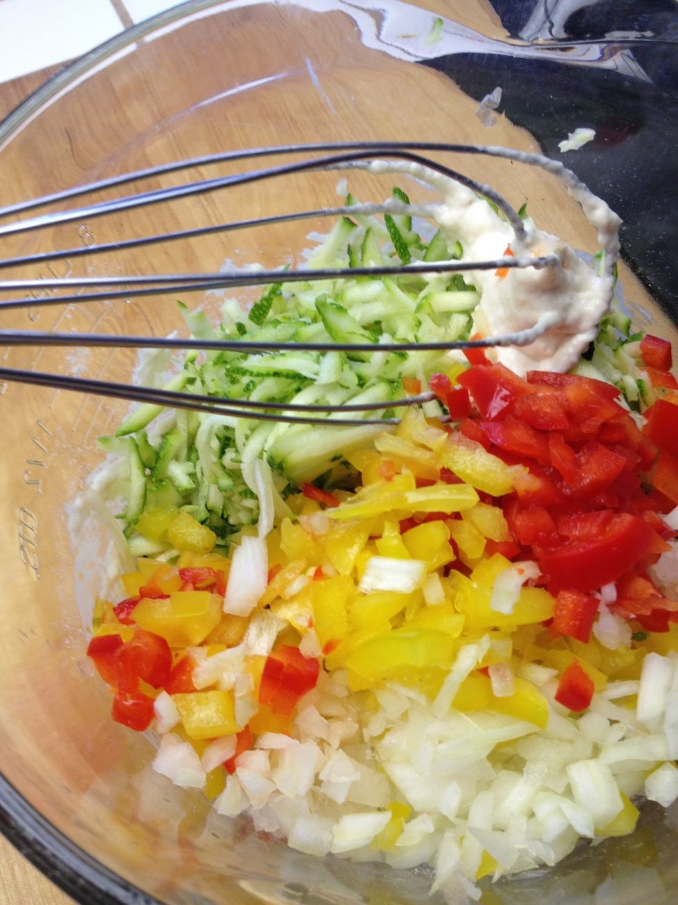 Add the veggies