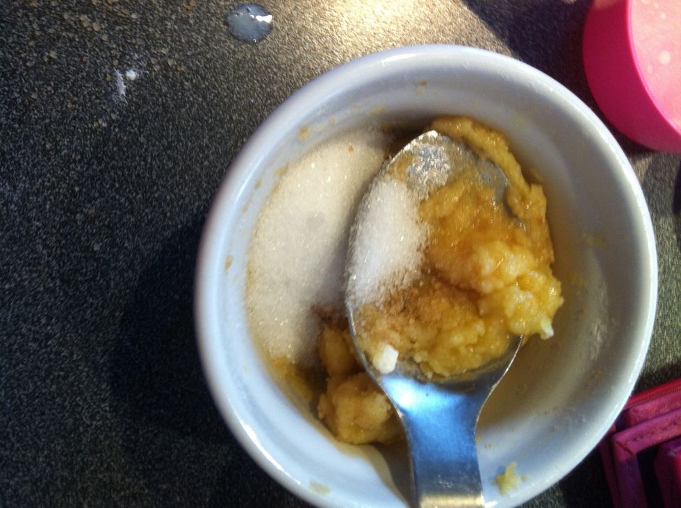 Add the while sugar