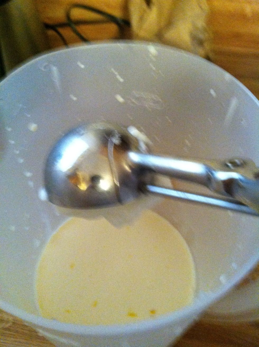 Add the yogurt to the pitcher