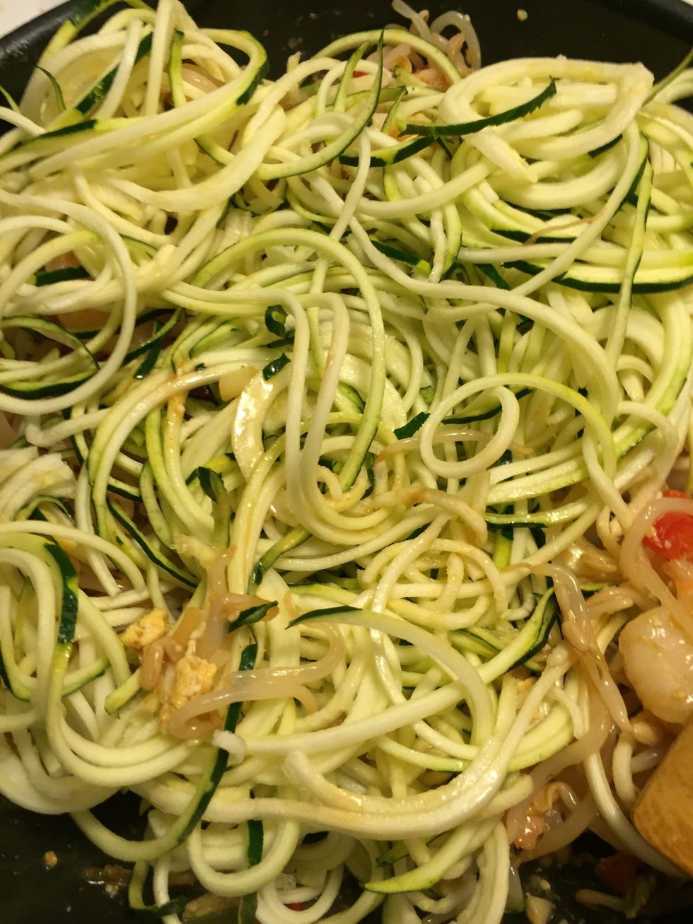 Add the zoodles.