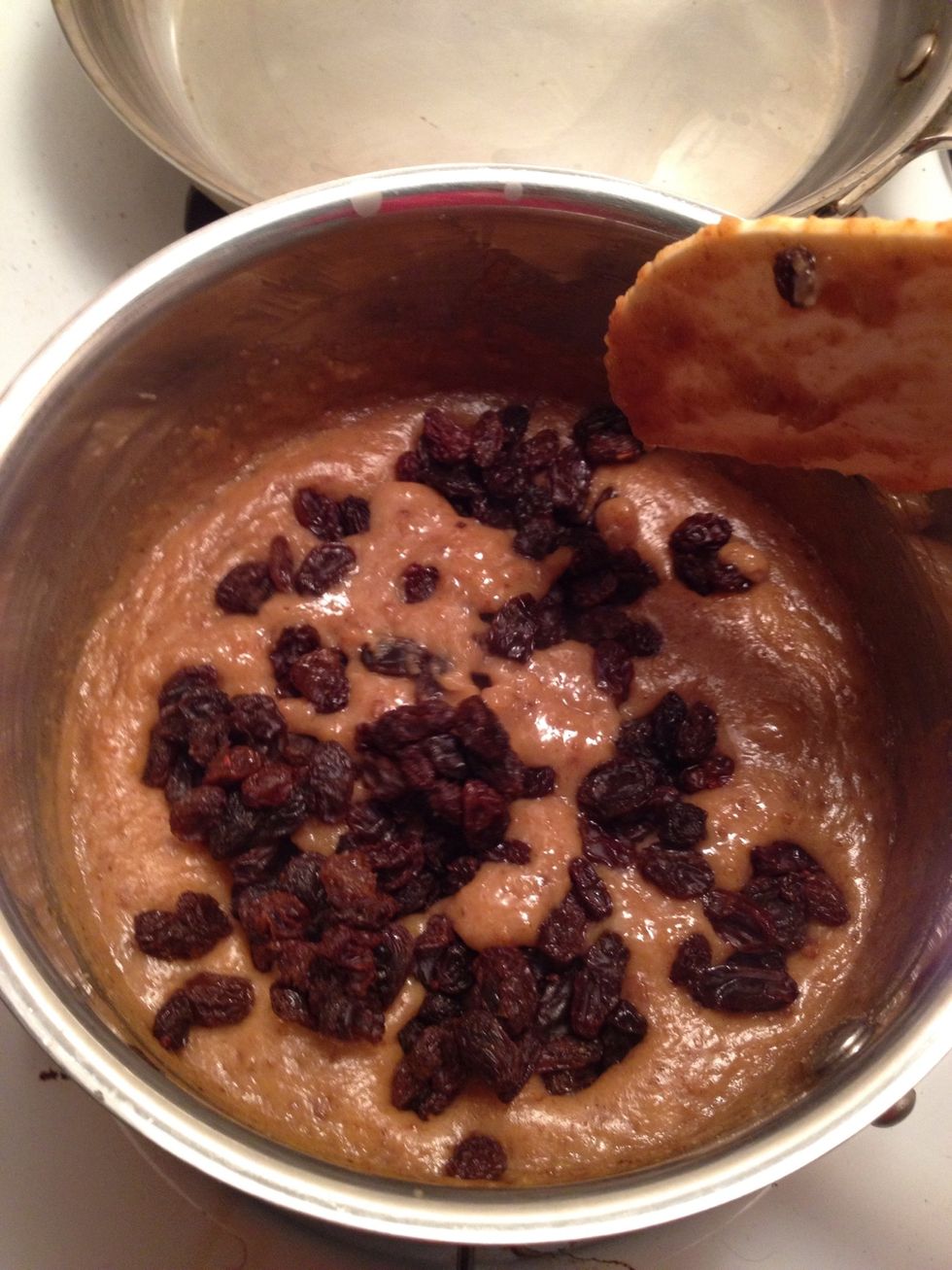 Add them to the pot and stir it up.