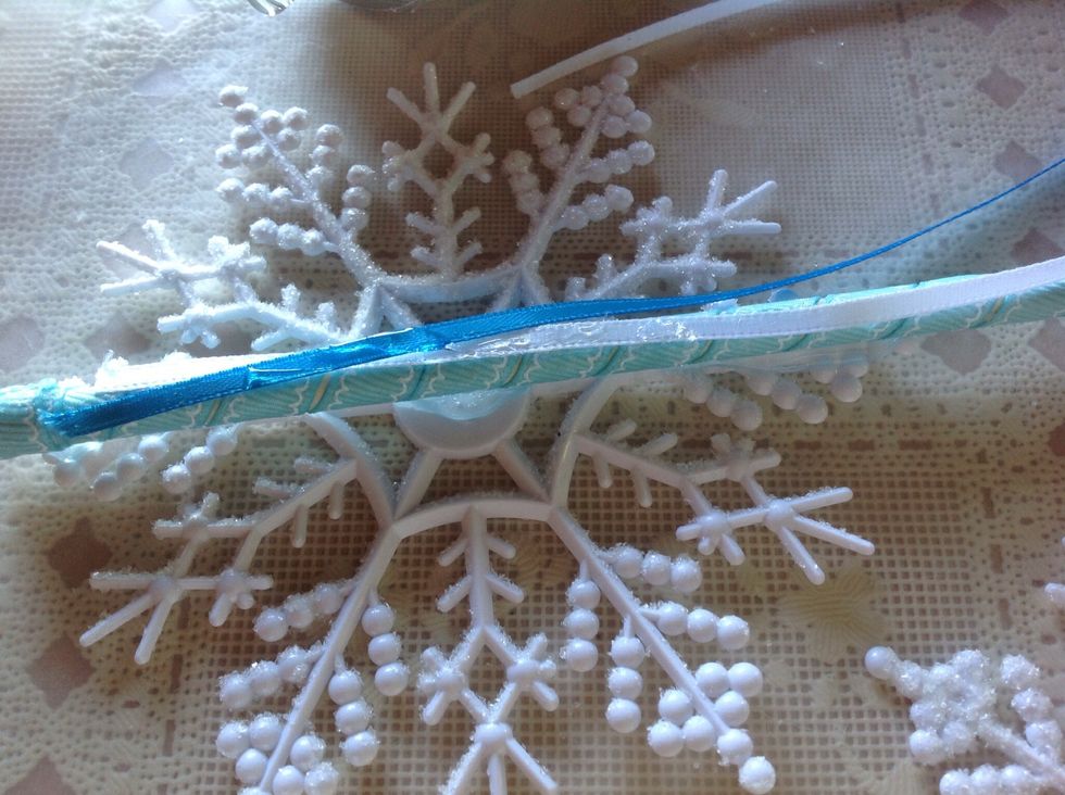 Add thin embellishment ribbons.