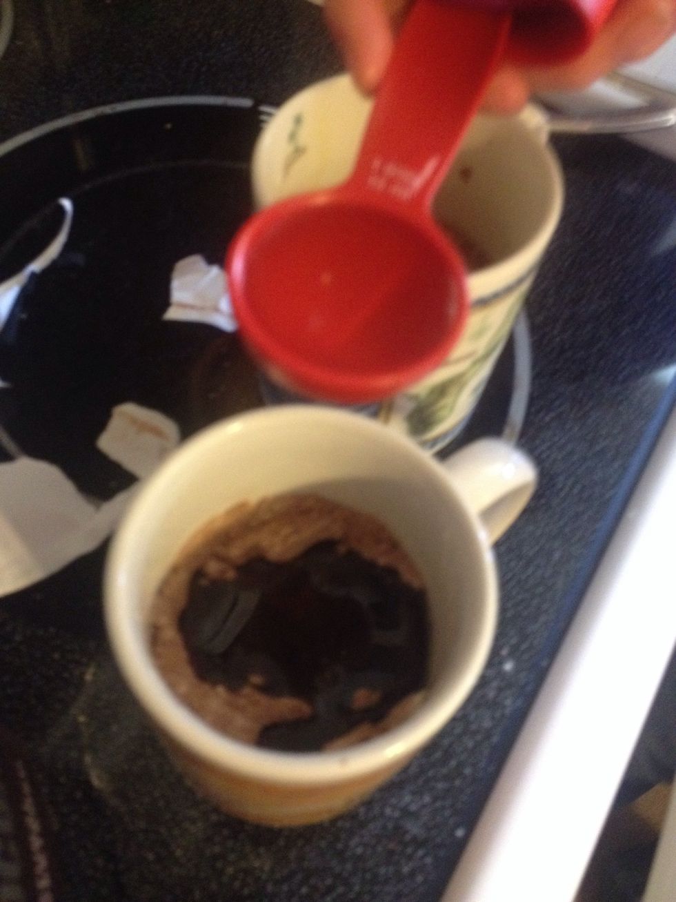 Add three table spoons water