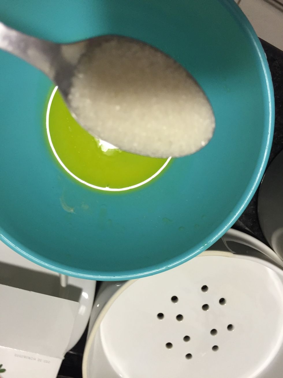 Add three teaspoons of sugar