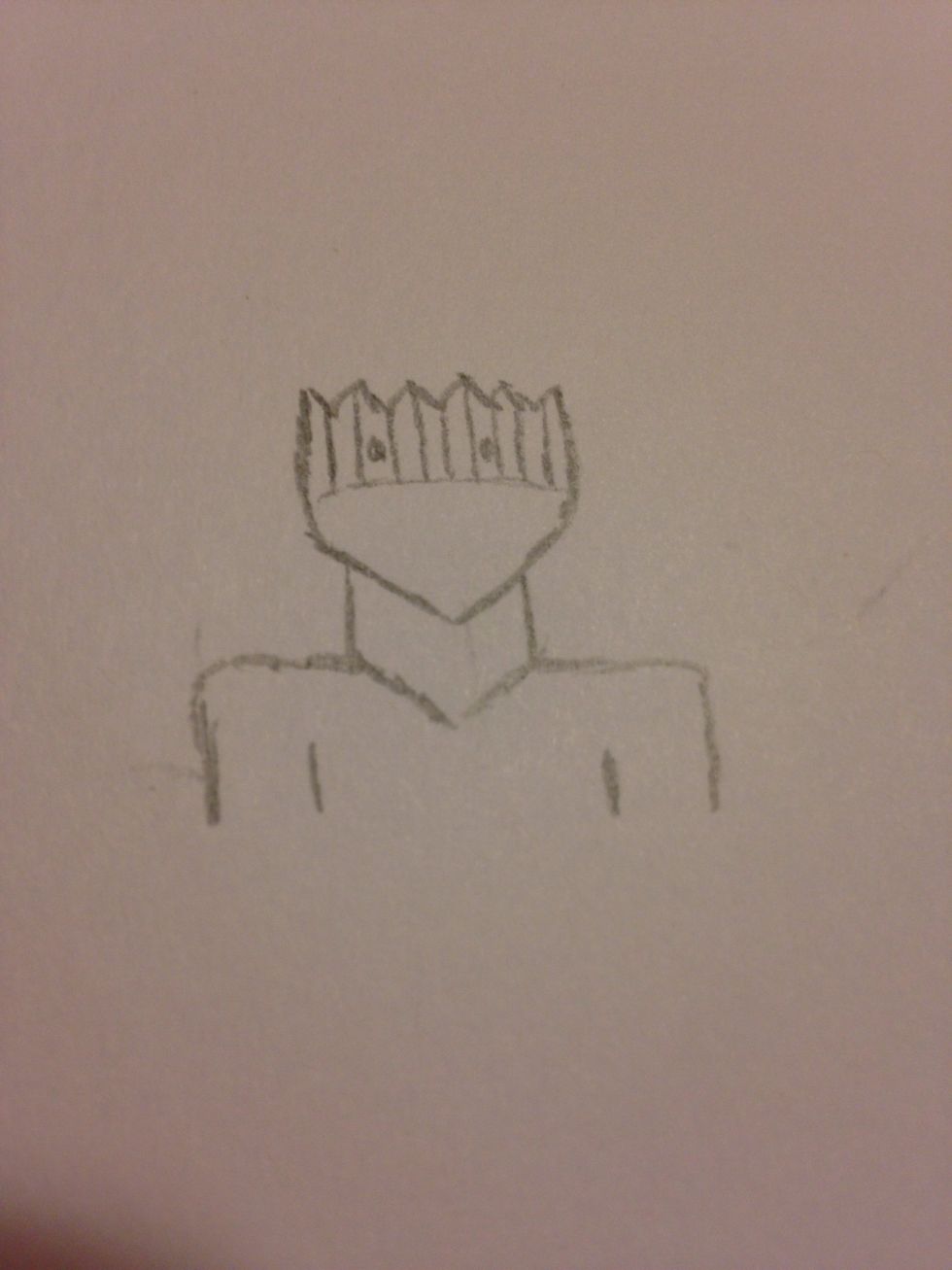 Add tiny eyes and lines inside of the line